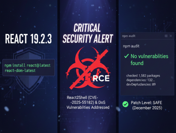 🚨 React Developers: Check your versions! 🚨